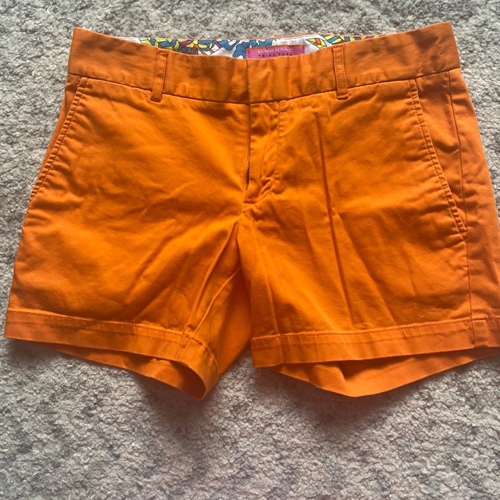 Banana Republic Trina Turk Summer 2012 Orange Shorts